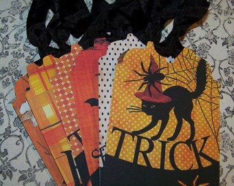 Halloween Tags Cute Halloween Tags - Set of 6