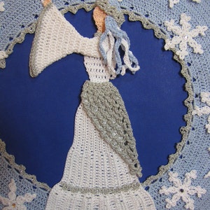 PDf Crochet Pattern Snow Queen Doily image 3