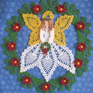 PDF Crochet Pattern- Tidings of Joy Christmas Doily