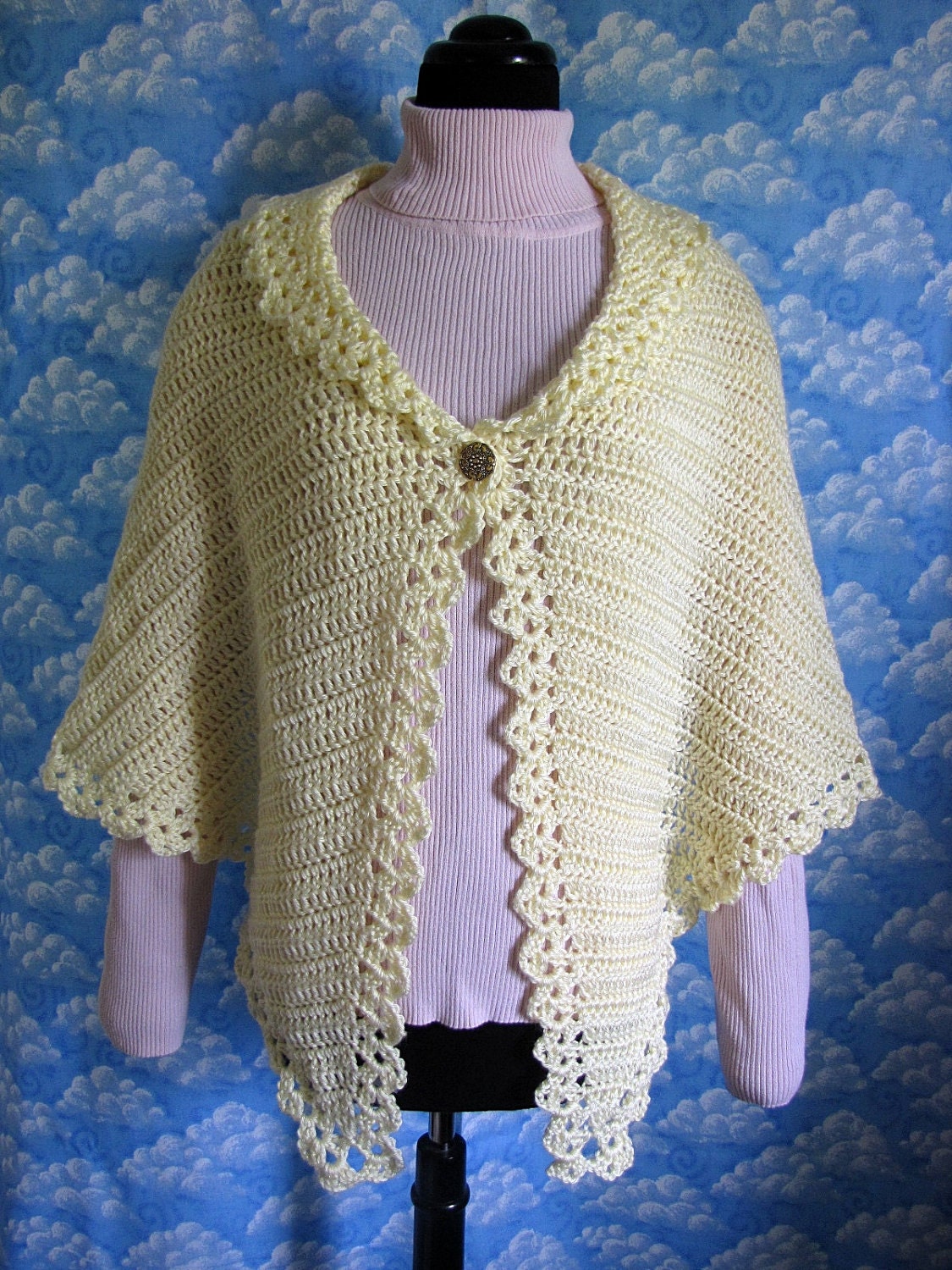 【未使用品】ジョンスメドレー WINGS UNISEX WIDE SHAWL PDF Crochet Pattern- Angel Wings Comfort or Prayer Shawl - Etsy
