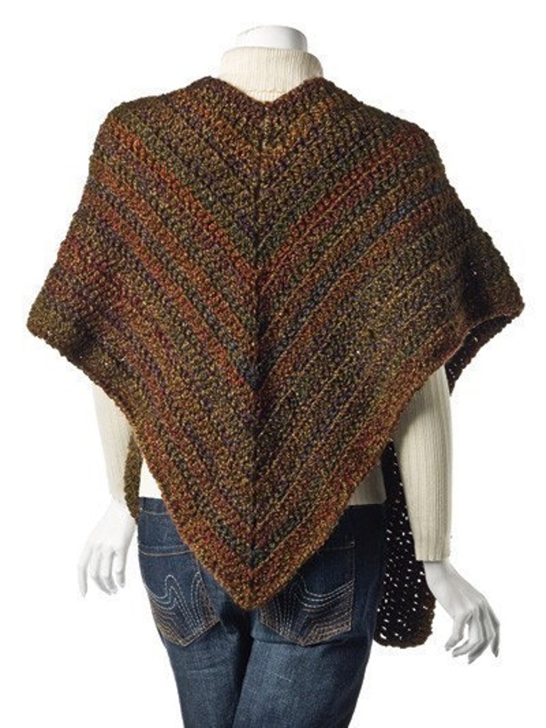 PDF Crochet Pattern Super Simple Shaped Shawl image 4