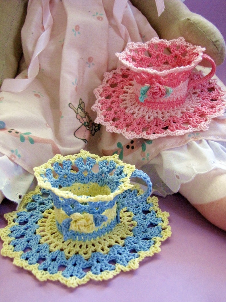 PDF Crochet Pattern Dainty Little Doilies 13 different designs image 5