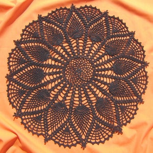 PDF Crochet pattern: Gothic Lace Doily not a physical item image 3