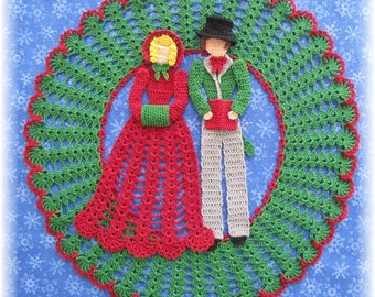 PDF Crochet Pattern- God Rest Ye Merry Gentleman Doily