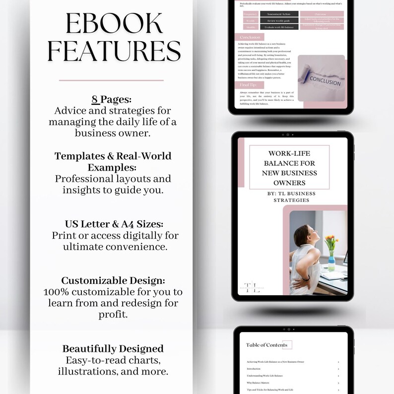 Work Life Balance Guide | Stress Management Ebook | Productivity Ebook ...