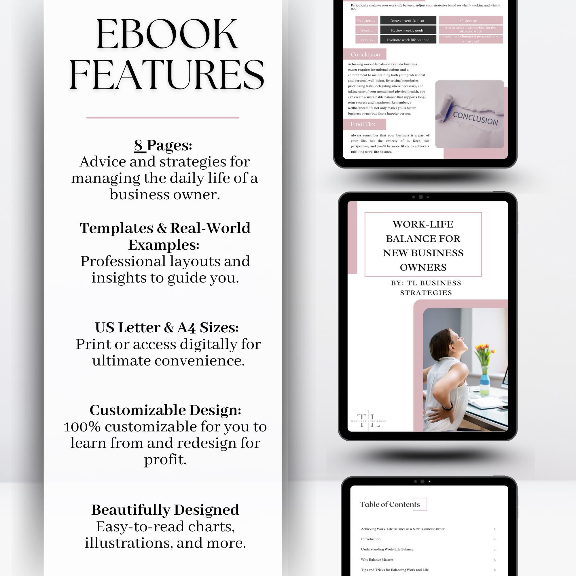 Work Life Balance Guide | Stress Management Ebook | Productivity Ebook ...