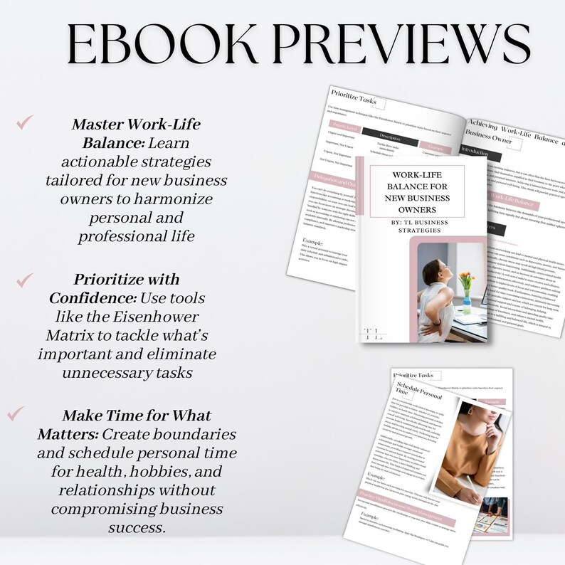 Work Life Balance Guide | Stress Management Ebook | Productivity Ebook ...