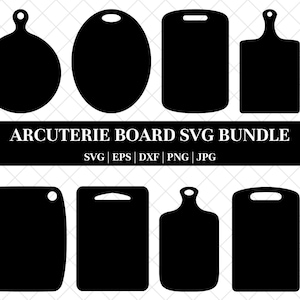 Cutting board SVG bundle | Kitchen SVG files | png, eps, jpg, dxf | Digital download | Instant Download