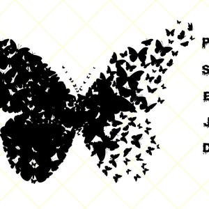 Bundle SVG papillon - Bundle PNG papillon - Clipart papillon - papillon SVG coupe fichiers pour Cricut, Silhouette de papillon, vecteur de papillon