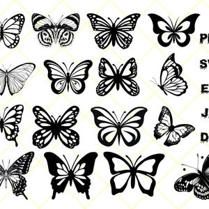 Schmetterling SVG, Schmetterling Bundle SVG-Dateien, Schmetterling SVG geschichtet, Schmetterling-Dateien für Cricut, Schmetterling Clipart, Schmetterlinge SVG, Silhouette