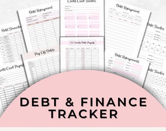 Debt Management Bundle: Printable Financial Trackers (A4, A5, US Letter) (PDF)