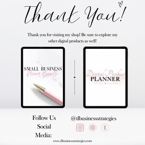 May include: A digital product planner and a small business planner bundle. The image includes the text "Digital Product Planner" and "Small Business Planner Bundle".