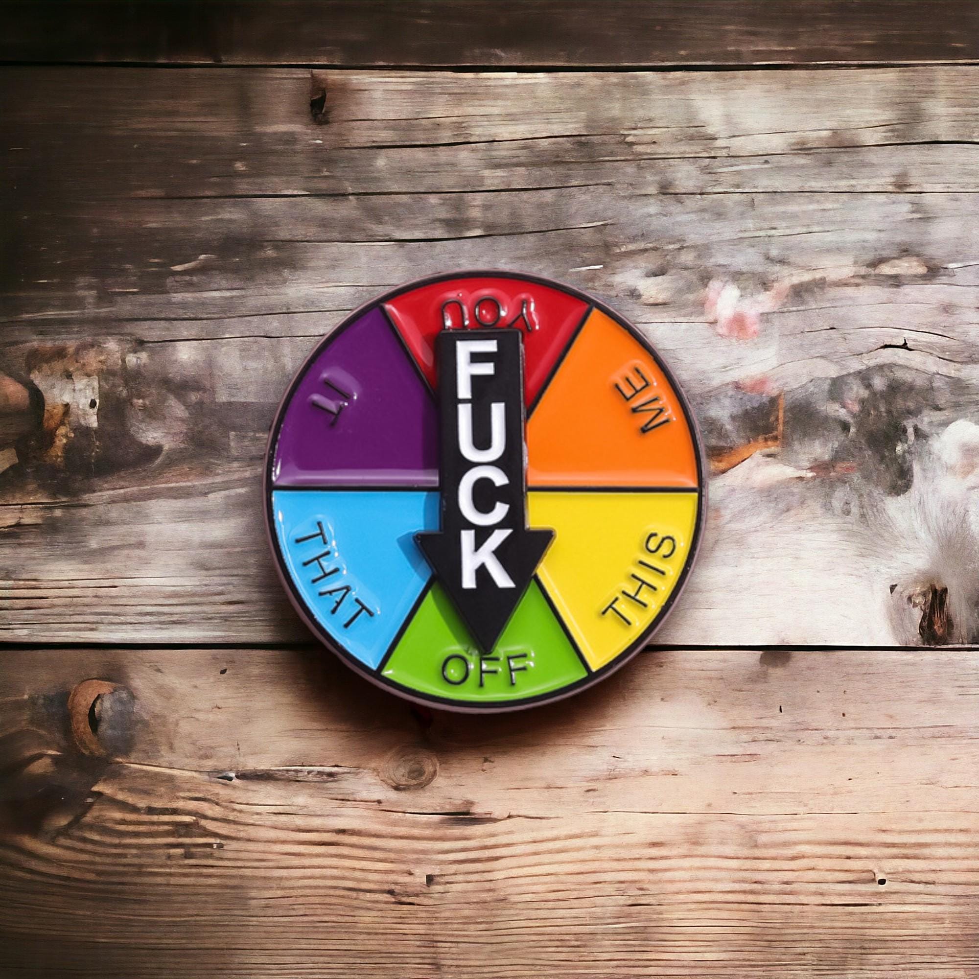 Funny Badge Enamel Badge Fuck Badge Swearing Badge Gift For Her Badge for Bag Punk Badge