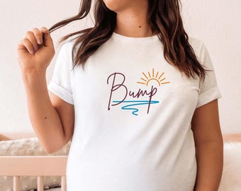 Camiseta de embarazo, camiseta para futura mamá, anuncio sutil de embarazo, regalo para baby shower, camiseta para mamá primeriza