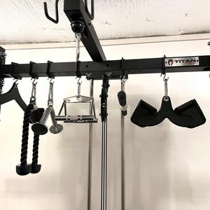 Power Rack Accessory Hanger / Squat Rack Attachment Hooks, Bundle of 4