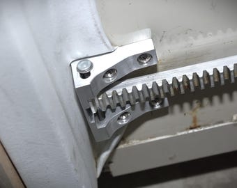 Replacement RV Slide Flat End Bracket made from solid Aluminum.
