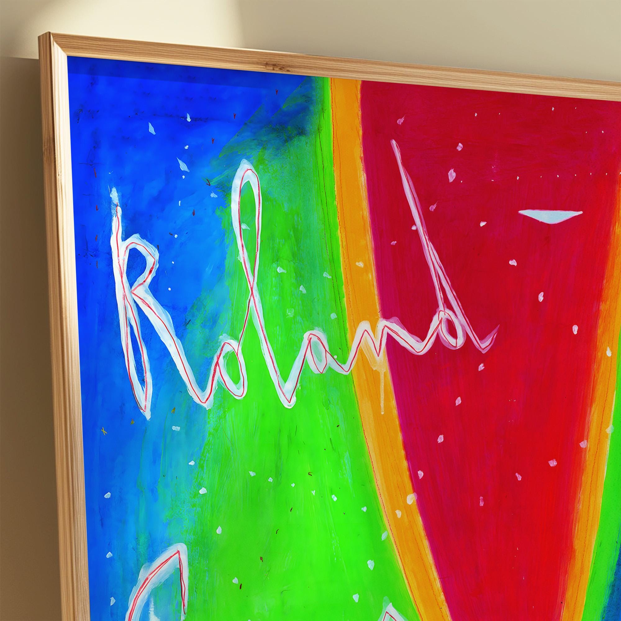 Roland Garros 1989 Poster: Colorful French Open Art Print for Tennis ...