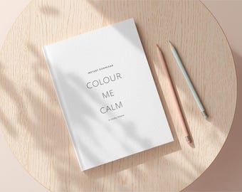 Color Me Calm – Printable Adult Coloring Book | Mindfulness Mandala Coloring Pages for Stress Relief & Relaxation | Instant Digital Download