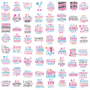 SVG-bundel Pasen, vrolijk Pasen SVG, paashaas SVG, Pasen jachtploeg svg, Pasen-shirts, Pasen voor kinderen, gesneden bestand Cricut, silhouet