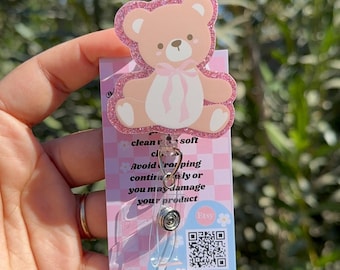 Labor and Delivery Badge Reel/ pediatric badge reel / NICU badge reel / teddy bear badge reel / cute badge reel / coworker gift
