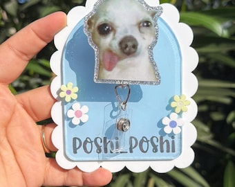 Funny meme Badge reel/nurse badge reel/ id holder / Retractable ID / funny dog meme / student nurse gift / coworker gift
