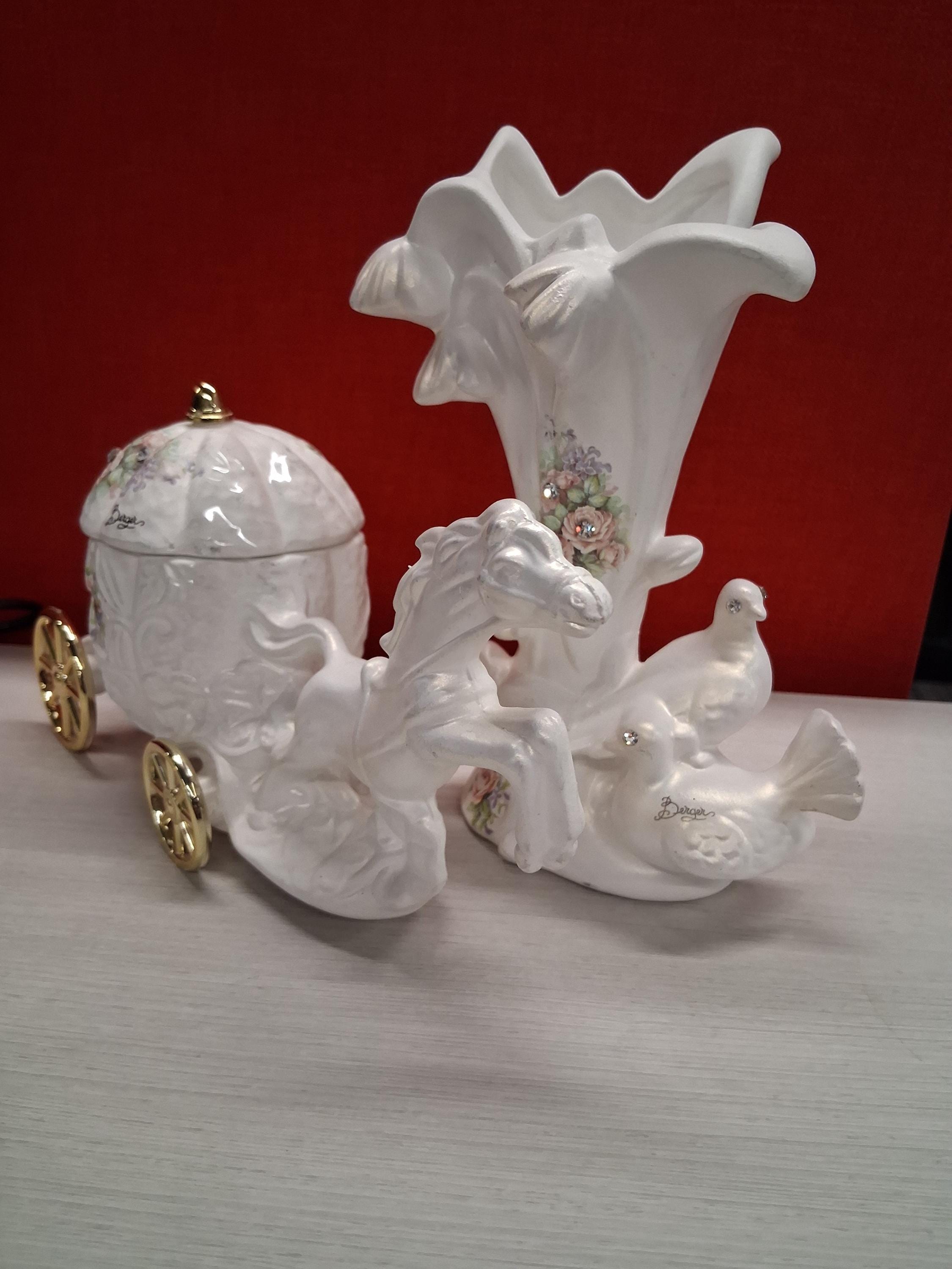 イタリア　馬　花台　存在感あり Italian Horse Vase - Etsy