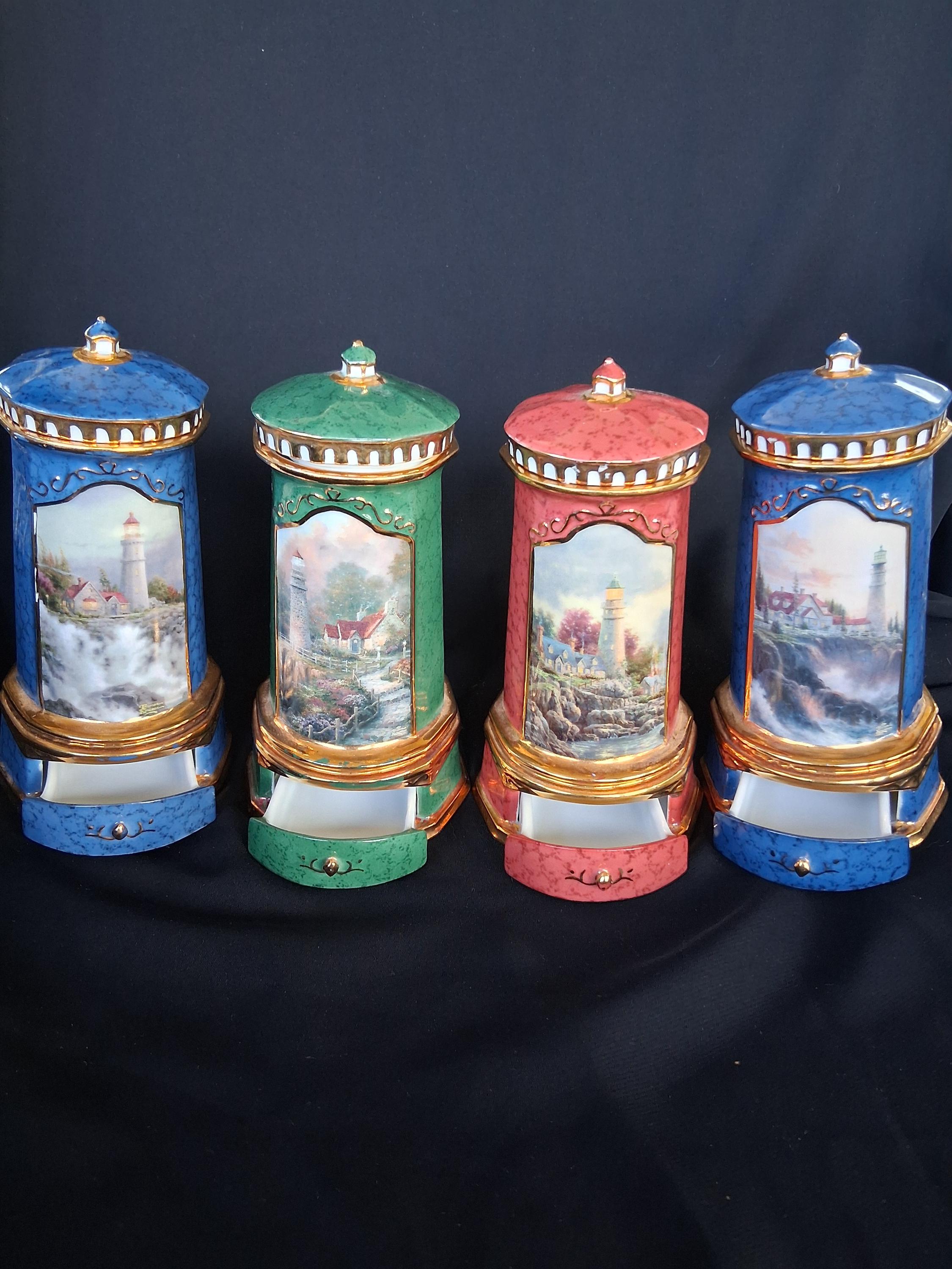 トーマスキンケイドスタジオ　キャンディ通りサンタ　オルゴール トーマスキンケイドスタジオ キャンディ通りサンタ オルゴール