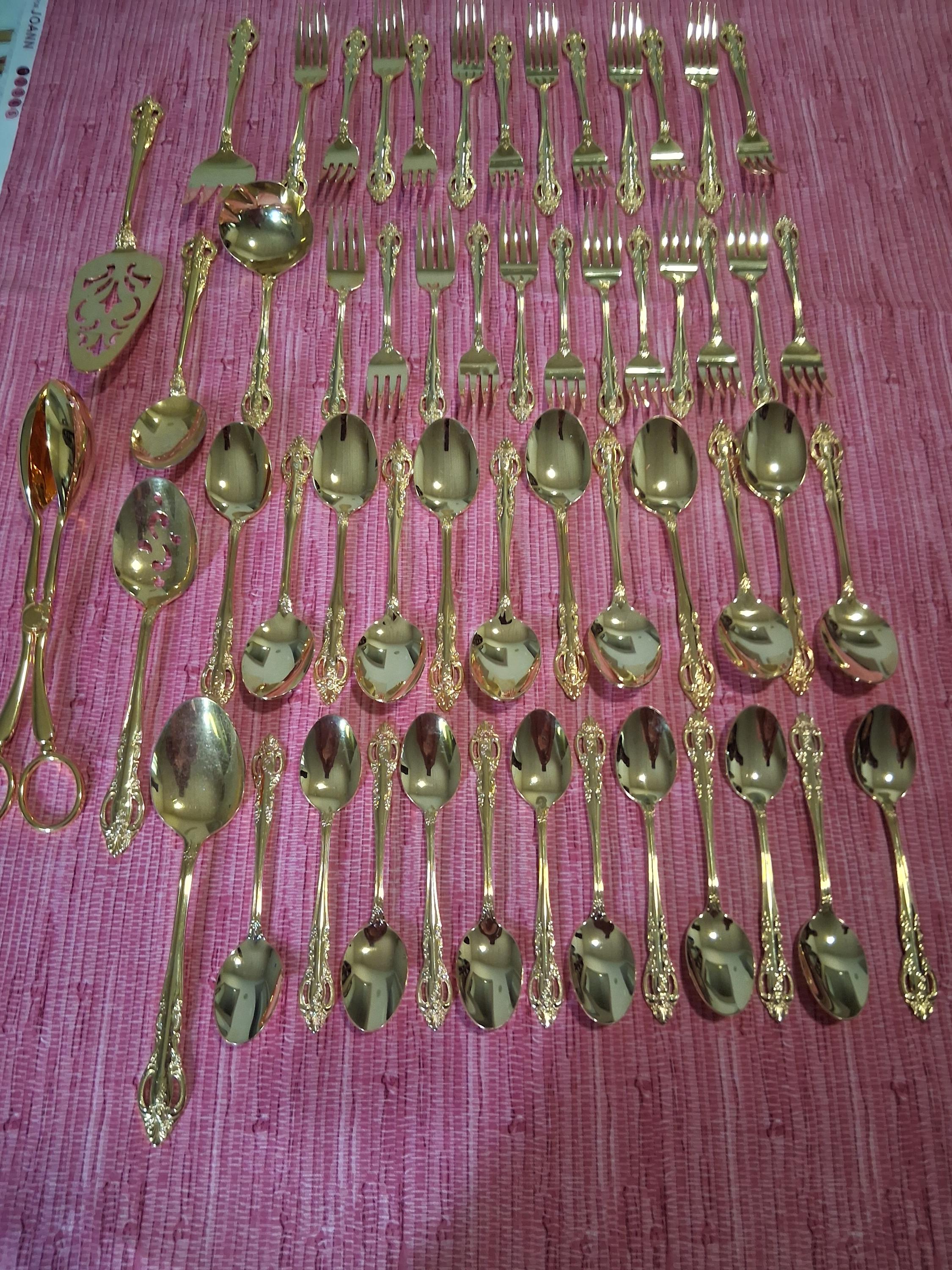 Vintage flatware set 12 - Etsy 日本