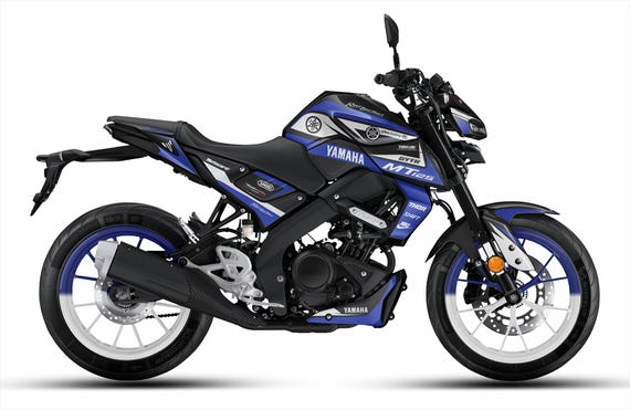 Yamaha MT 125 Custom Graphic Kit 2021 2024 High quality Motorcycle Decals MT 125 Graphics Etsy Canada