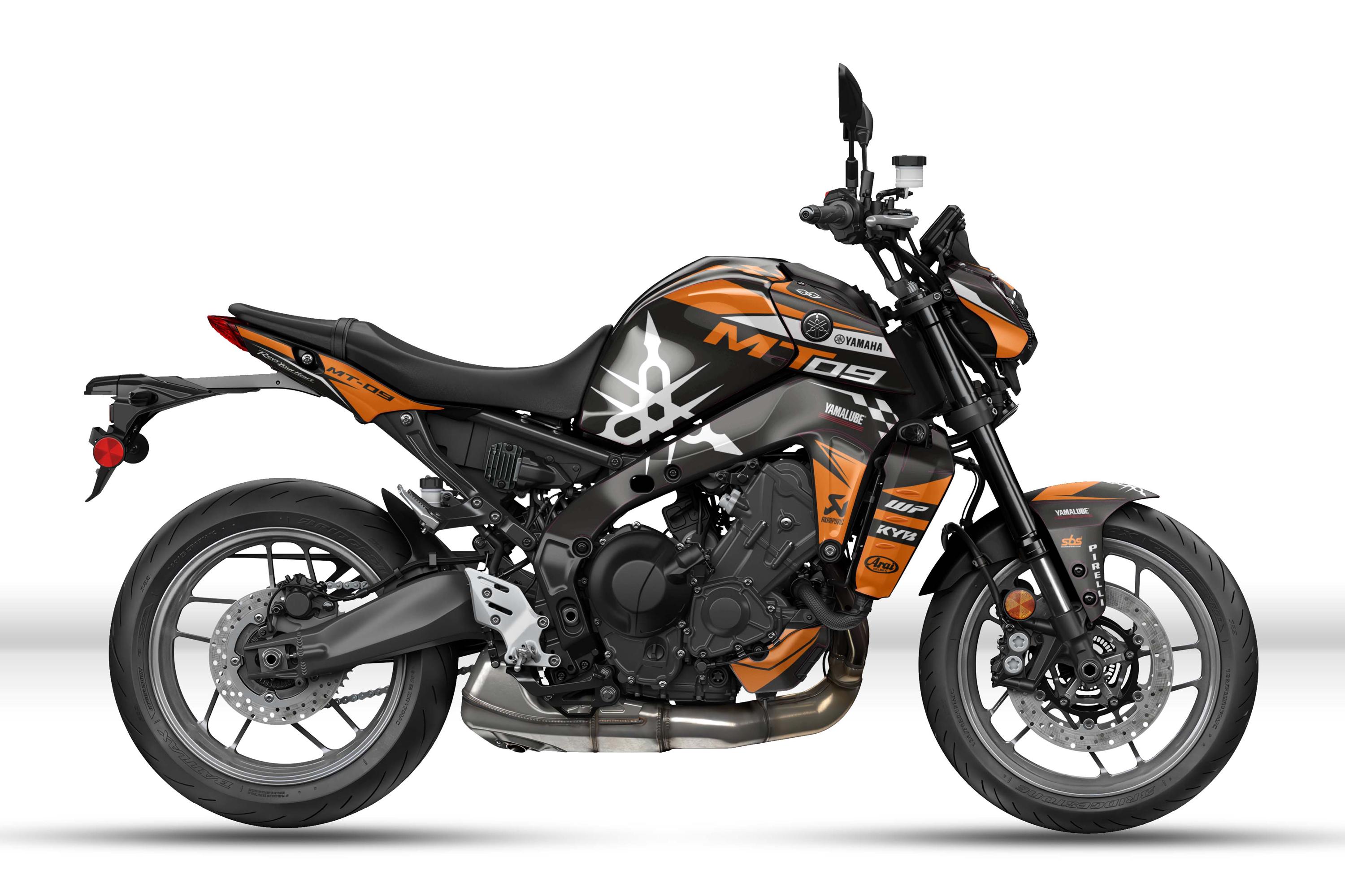 900 Adesivi Decalcomanie Premium DOHC Per Yamaha MT-09 – 10 Anni Di Vinile (Biker Trend) - Foto 5
