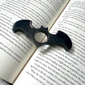 Black Bat Resin Book Page Holder