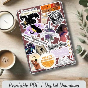 Fourth Wing Kindle Inserts [2] | Printable PDFs | Fits Kindle Paperwhite 10th & 11th gen - Oasis - Basic