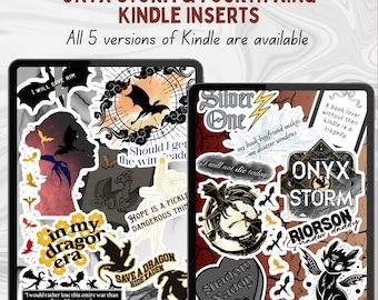 Fourth Wing Kindle-inlägg – Onyx Storm utskrivbar PDF