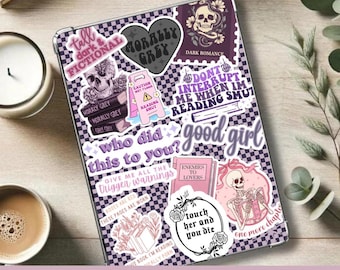Encarte Kindle Dark Romance [1] | PDF para impressão | Serve para Kindle Paperwhite 10th e 11th/Oasis/Basic [Bookish|smut|darkesthetic|SJM|darkromance]