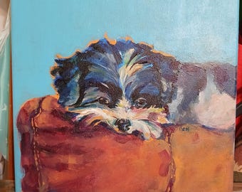 12 x 12 acryldierenportretten