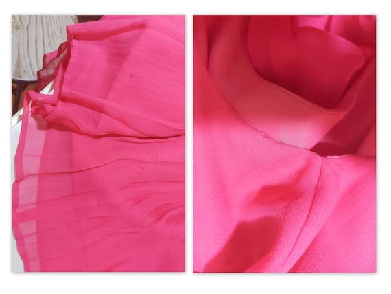 Vintage 60s Dress 1960s Pink Dress Fuchsia Dress … - image 9