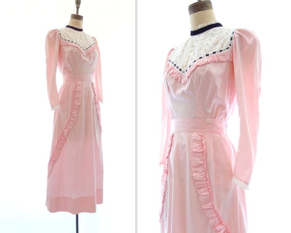 Edwardian Dress 1910s Dress 2 Piece Dress Edwardia