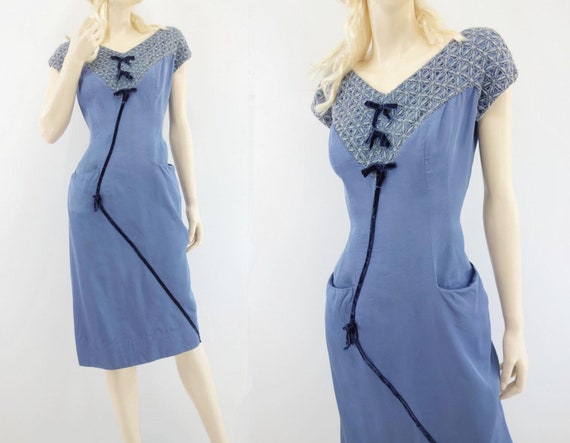 Vintage 60s Dress 60s Wiggle Dress 1960s Dress Co… - image 2