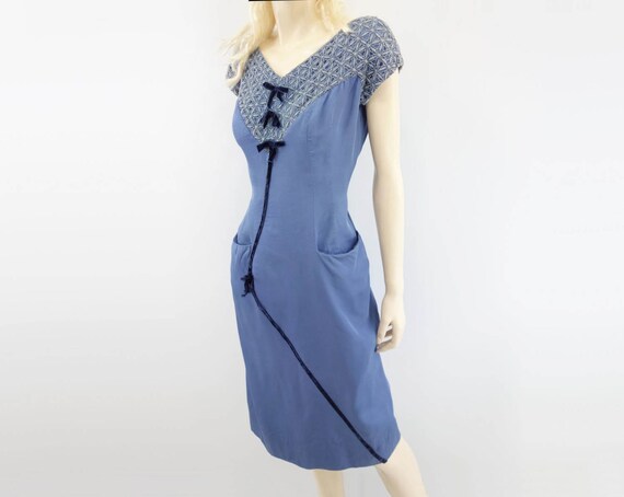 Vintage 60s Dress 60s Wiggle Dress 1960s Dress Co… - image 3