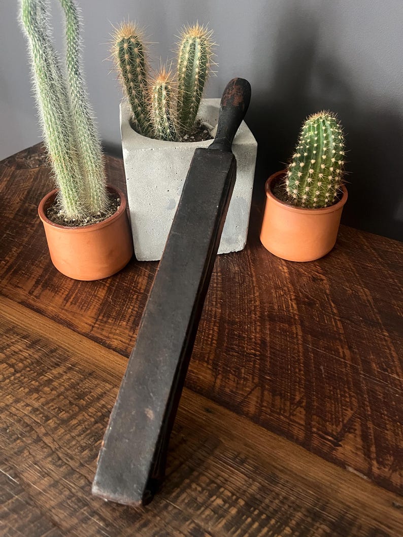 Straight Razor Leather Knife Strop With Wood Handle - Etsy