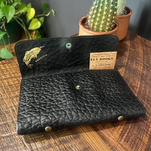 Portefeuille pour pêche à la mouche / Portefeuille en cuir pour mouches / Portefeuille en cuir pour mouches / Étui pour pêche à la mouche - Canada