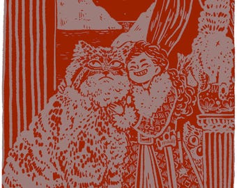 Pallas Palace Cats illustration print