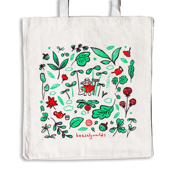 Bolso de mano pequeño de jardinero