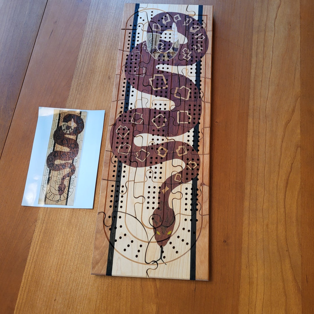 Cribbage Board / Jigsaw Puzzle Etsy