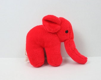 red elephant stuffed animal