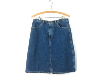 jean skirt 90s outfit