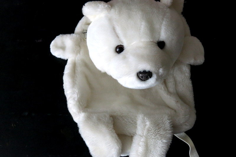vintage teddy bear backpack