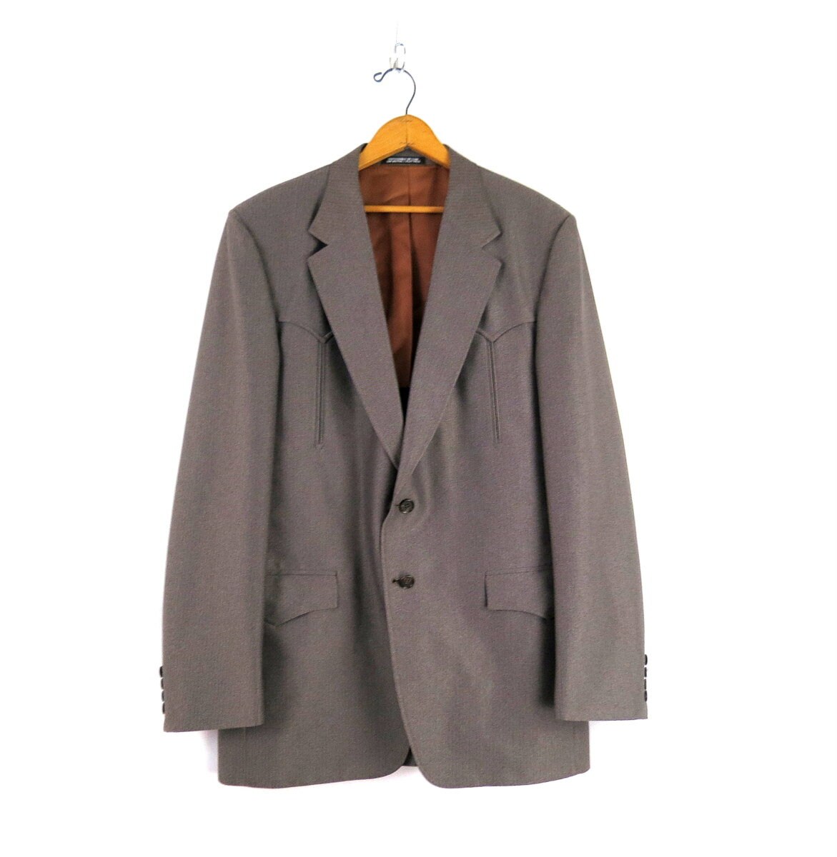 Cowboy Western Blazer Jacket Vintage Rockabilly Sport Coat Sergeant s Western Wear Men s Medium Maq Etsy Ireland