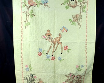 bambi cot quilt