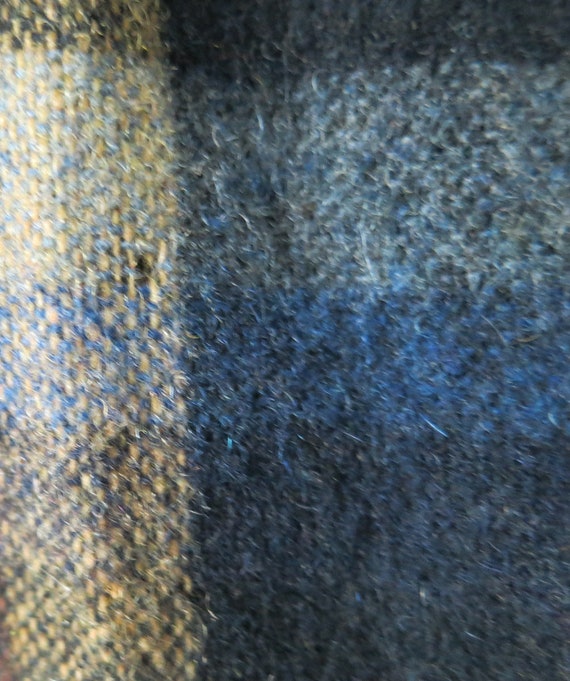 Wool Western Yoke Coat Vintage Blazer Jacket Brown & … Gem